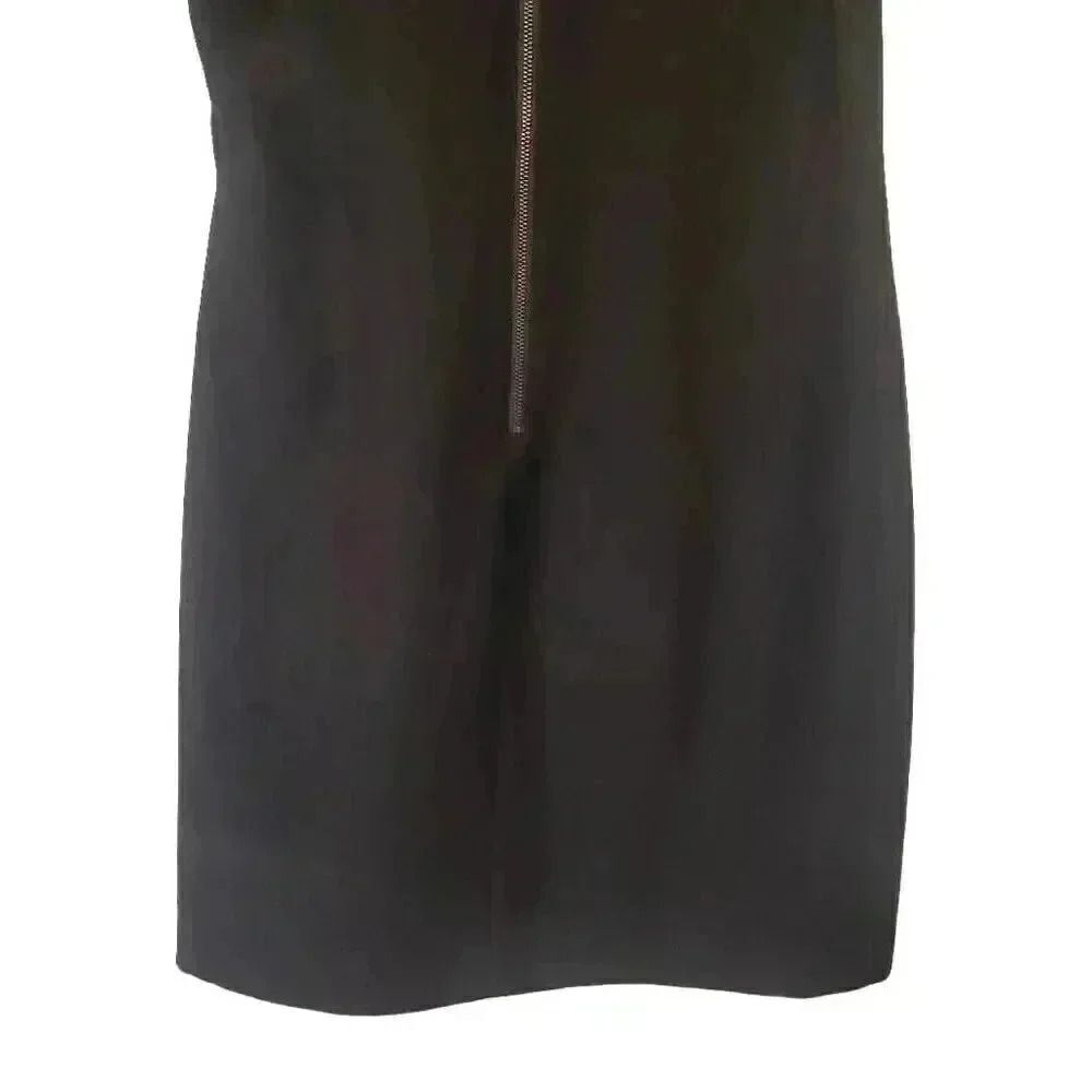 Banana Republic Women's Black Polyester Pleated Sleeve Sheath Dress - Picture 11 of 12
